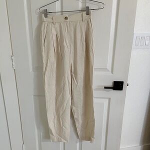 Cream trousers
